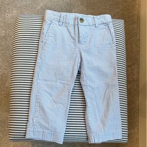 Janie and Jack Blue Seersucker Pants